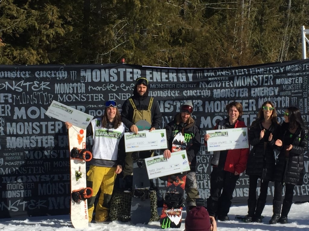 Men's podium